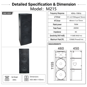 Équipement audio professionnel bidirectionnel, il est le produit le plus rentable, M215 - Product Image 3