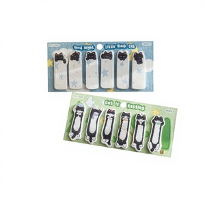 Etichette Adesive Nere con Motivo Gatto, Carine e Creative, per Studenti e Ufficio - Product Image 2