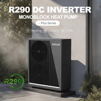 Bomba de Calor Monobloque Micoe R290 Serie Plus 18kW 12kW 8kW 4kW Inverter DC SCOP 5.20 ErP A+++ Agua Caliente a 80°C -25°C 35dB