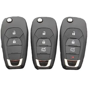 2/3/4 кнопок, Сменный Чехол для автомобильного ключа с дистанционным управлением, откидной чехол с держателем батареи, подходит для Chevrolet Cruze