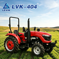 Tracteur à roues LEVIK avec certifications CE EPA EuroV ISO, couple élevé et direction hydraulique complète