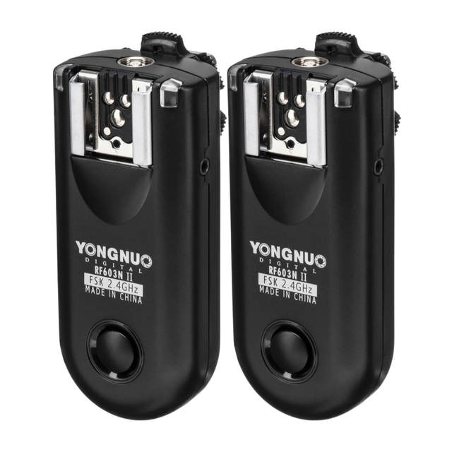 Yongnuo RF-603 II 2.4G Wireless Flash Trigger Transceiver Remote Control RF603II C1 C3 N1 N3 S1 S2 for Canon Nikon Sony Camera