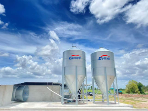 Kanatlı çiftlik için kanatlı hayvan yemi <span class=keywords><strong>silo</strong></span> küçük tahıl silosu depolama çiftlik tavuk yem <span class=keywords><strong>silo</strong></span> satılık - Product Image 4