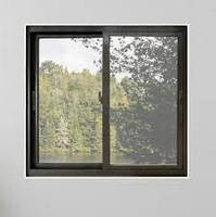 Fenêtre en aluminium à double coupure thermique en verre standard de l'Amérique coupe-vent Windows coulissant pour des maisons