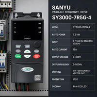 Variateur de fréquence Sanyu SY3000 7,5 kW 380-400V pour grue, entraînement AC spécial pour mécanisme de levage et contrôle de palan