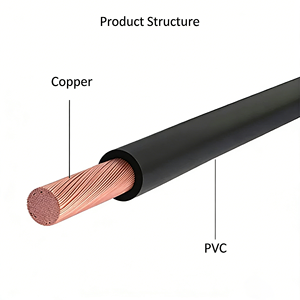 Cable flexible H05V K 300/500V de cobre trenzado clase 5 para cableado de armarios de control 2.5mm2 4mm2 rollo de 100m H05V-K - Product Image 3