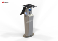 Kiosque extérieur étanche avec système de paiement pour lavage de voiture, borne de stationnement, distributeur de tickets, lecteur NFC et écran d'affichage