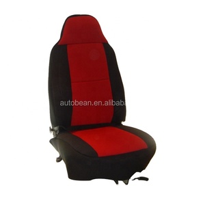 Coprisedile Auto Universale in Neoprene Traspirante ed Elastico, Stile Sportivo Rosso, Protezione <span class=keywords><strong>Anteriore</strong></span> - Product Image 2