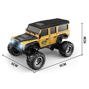 Auto Telecomandata in Scala 1:64 2.4Ghz, Giocattolo Fuoristrada RC, Mini Monster Truck con Luci - Product Image 5