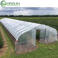 Polycarbonate PC Board Tunnel PE Film plastique côté Ventilation serre pour plantes
