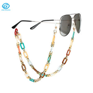 2025 acrylique mode multicolore léger <span class=keywords><strong>lunettes</strong></span> chaîne décorative <span class=keywords><strong>lunettes</strong></span> de soleil chaîne suspendue - Product Image 1