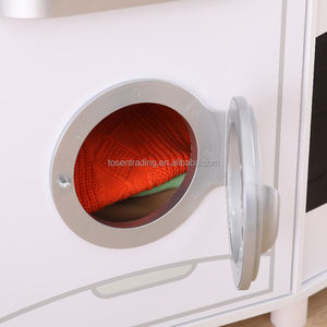 ชุดครัวไม้สไตล์ใหม่ขนาดใหญ่ พร้อมเครื่องซักผ้า เครื่องทำน้ำแข็ง อ่างล้างจานและก๊อกน้ำ หัวเตาสำหรับเด็กเล่น - Product Image 5