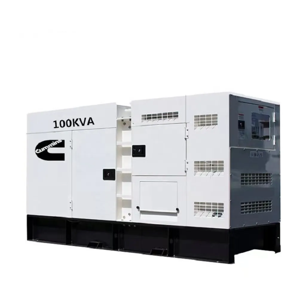 Groupe electrogene 100kva พร้อมเครื่องกําเนิดไฟฟ้าดีเซล Cummins / Perkins / Weichai 100 kva 80kw 110kva 125kva เครื่องกําเนิดไฟฟ้าเงียบสุด