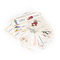 Nouveauté 2026 – Kits de Flashcards Éducatifs Personnalisables pour Enfants (2-10 Ans) avec Boîte Personnalisée, Imperméables et Laminés – Édition USA Populaire