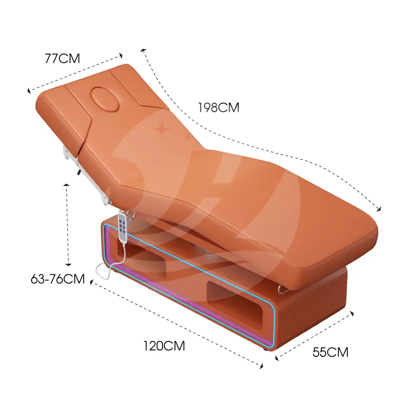 Прямая Продажа с фабрики, электрическая массажная спа-кровать, кресло для массажа лица, салон красоты, кровать для ресниц, заказной цвет