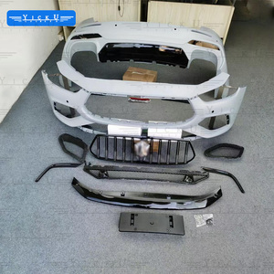Kit de carrocería de PP de alta calidad YICKU para Maserati Ghibli 2014-2021 actualización GTS parachoques delantero parachoques trasero fibra de carbono Tuyere labio delantero - Product Image 6