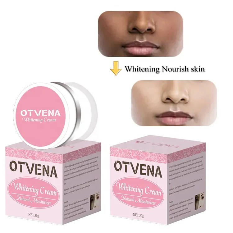 OTVENA natural instant whitening skincare products white girl skin whitening cream