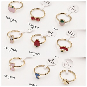 XUPING Jewelry Wholesale Bulk Stainless Steel Cute Children <strong>Kid</strong> Girl Hang <strong>Ring</strong> - Product Image 1