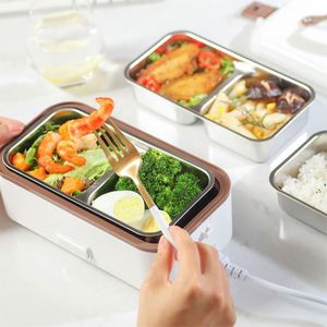 2026 Japanese-style Electric Heated <b>Lunch</b> Box Stainless Steel <b>Boxes</b> Food Warmer - Product Image 6