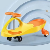 Voiture à bascule pour enfants, modèle Twist en plastique, pour 1-6 ans, avec roues silencieuses omnidirectionnelles anti-basculement – Vente chaude