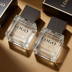 <b>Small</b> Batch Custom 30ml Square Black Frosted Perfume Bottles Gradient Matte Finish Snap Closure Thick Base <b>Containers</b> - Product Image 3