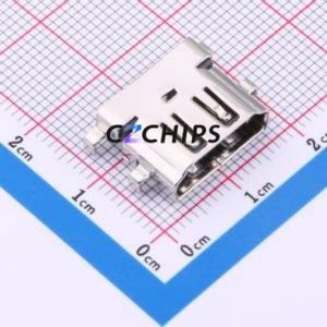 HDMI-GD-115PWB HDMI Connector DIP Connector ( Connector Type: HDMI-A )( Gender: Female )( Total Number of PINs: 19P ) - Product Image 1