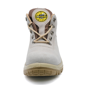 Zapatos de Seguridad MaxiTough, Nuevo Diseño, Moda Moderna, Corte Medio, Puntera de Hierro, Resistentes a Pinchazos, de Cuero Gamuzado, Anti-aplastamiento, para Hombre - Product Image 4