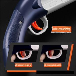 El Niño <span class=keywords><strong>de</strong></span> juguete para niños Lofted <span class=keywords><strong>de</strong></span> doble cañón dispara una pistola <span class=keywords><strong>de</strong></span> mano <span class=keywords><strong>corta</strong></span> - Product Image 4