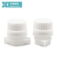 Bouchon à bec verseur en plastique à fente unique de 22 mm avec bouchon à vis pour jus, modèle LW023, vente chaude directe d'usine chinoise