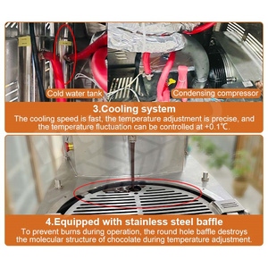 Máquina Comercial Grande para Templar Chocolate de Rueda Continua Automática - Product Image 4