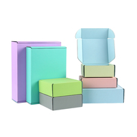 Caja de Cartón Corrugado Personalizada al por Mayor en Colores Rosa, Verde, Rojo y Negro con Logotipo Personalizado, Caja de Regalo Biodegradable para Joyería y Relojes