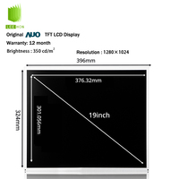 AUO layar LCD 19 inci, modul LCD TFT 19 inci layar LCD TFT & tablet industri