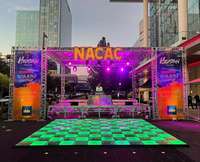 Luces LED para Pista de Baile con Efecto Infinito, Baldosas Magnéticas 3D para Pista de Baile, Luces LED para Bodas y Fiestas al Aire Libre