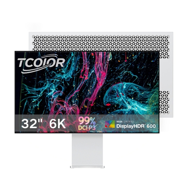 Pc Monitor 32 Inch 6k Aluminum Alloy Desktop Computer Screen for mac Studio Display Professional Video Editing Color Grading