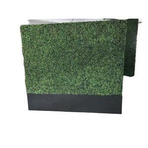 faux 3D grass wall boxwood hedge artificial grass panel Artificial Boxwood Mat for sale