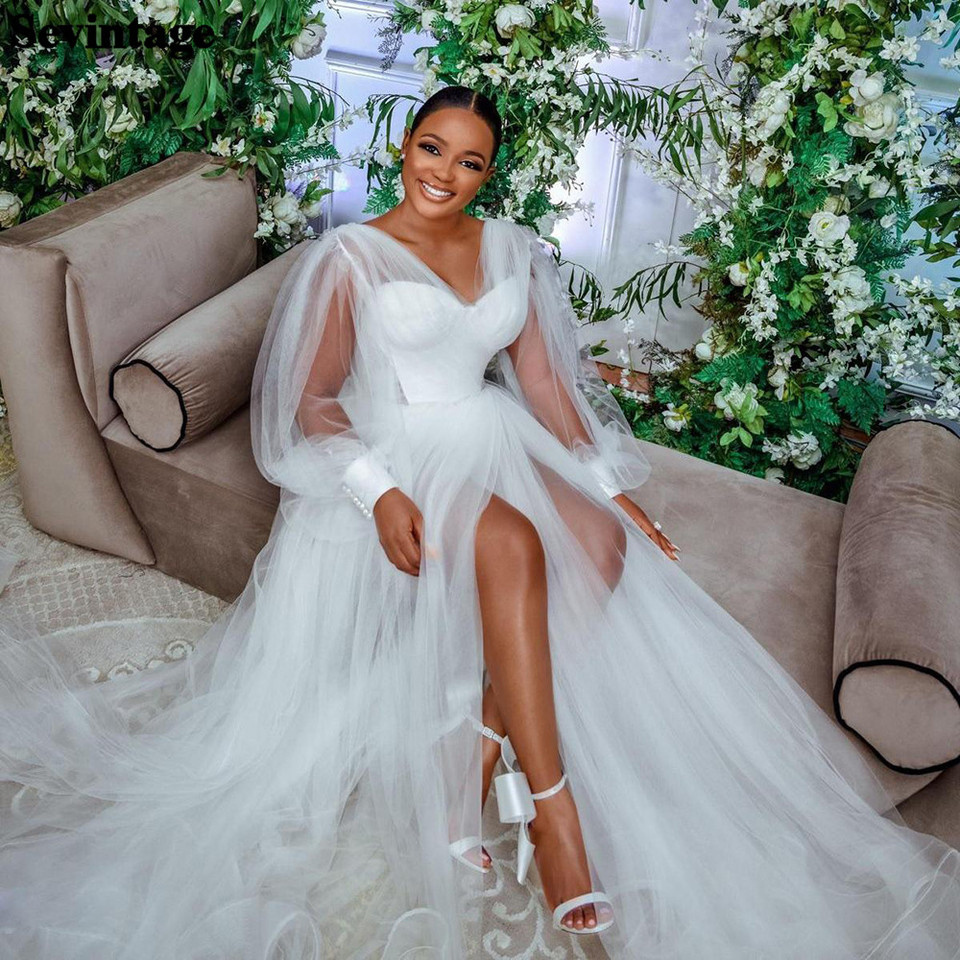 Elegant Sheer White Robes - Luxury for Women's Events