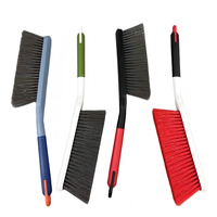 Brosse à poils doux pour draps de lit, brosse à poussière pour comptoir, brosse anti-poils pour bureau, canapé et meubles