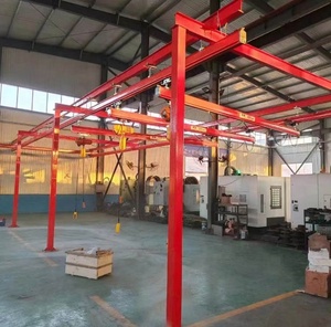 Kbk linh hoạt hệ thống nâng thép trên không hội thảo cần cẩu theo dõi đường sắt - Product Image 4