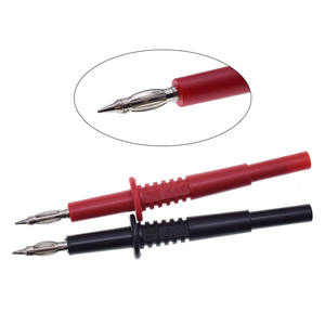 Kundenspezifische Isolierung Piercing Clip <span class=keywords><strong>Test</strong></span> Sonde + Silikon <span class=keywords><strong>Test</strong></span> Blei Set Haken Banana Jack Frühling Geladen Kupfer Kit - Product Image 6