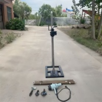Plataforma de Perforación Portátil para Pozos de Agua de 50m de Profundidad con Accesorios en Venta, Plataforma de Perforación Rotatoria con Componente de Motor de Núcleo