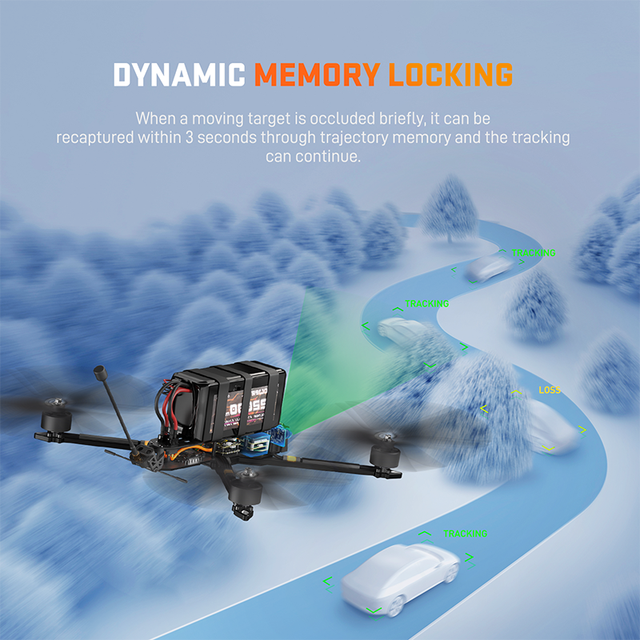 AI VisionCube D Drone Tracking System 50 Targets Human/Car Detection Trajectory Prediction & Auto Lock (1200M Range) ZLD