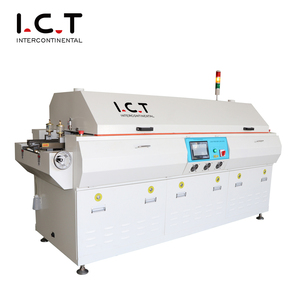 ICT04 4 Khu Vực Máy Tính Để Bàn Reflow Lò Thợ Mỏ, Hướng Dẫn Sử Dụng SMT Reflow Lò Máy, Bảng Top Nhỏ Reflow Lò Mini Trung Quốc Nhà Sản Xuất - Product Image 3