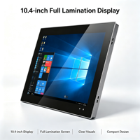 Moniteur LCD industriel 10,4 pouces à lamination intégrale, haute luminosité, lisible en plein soleil, 1024*768, tactile capacitif, 12V VGA, en stock