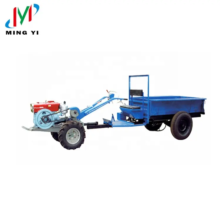 Venta caliente agricultura mano tractor de granja tractor remolque 2 ruedas mini tractor de remolque para la venta