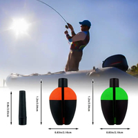 Flotteur de positionnement elliptique à longue portée EVA haute sensibilité pour flotteur de moulinet de pêche de style européen avec lanterne à tube en gros