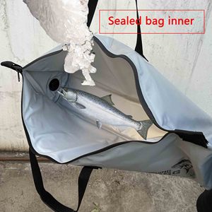 Sac de pêche isotherme personnalisé en bâche PVC imperméable de grande taille avec poignée ergonomique - Product Image 5