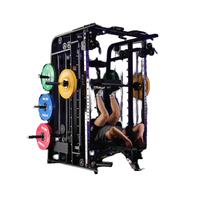 ASJ S122 Système de poulies tout-en-un en métal, équipement de gym commercial, entraîneur multifonction, Power Cage, rack à squats, exercices triceps, usage domestique
