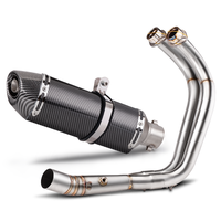 Nouveau système d'échappement complet MT07 pour moto compatible avec MT-07/FZ-07 2014-2024 TRACER 7/GT 2020-2023 TRACER 700/GT 2016-2019