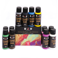 OEM Verser la peinture acrylique liquide pour la peinture DIY