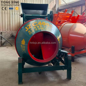 Nieuwe Jzc350 mobiele kleine automatische betonmixer met volledig klimmende trommel, motor, pomp en zelfladende functie, 20m³/uur productiecapaciteit. - Product Image 1